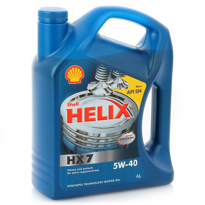 Масло SHELL 5/40 Helix HX7 - 4 л.