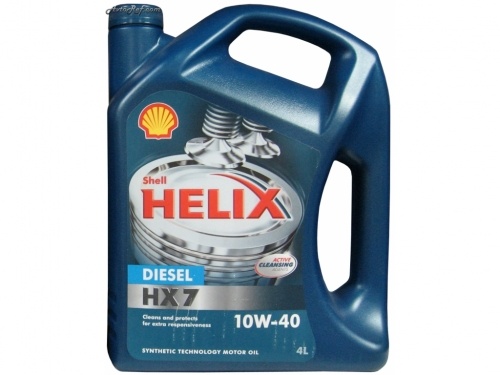 Масло SHELL 10/40  Helix HX7 Diesel - 4 л.